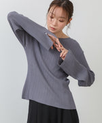 前後2WAYリボン付ニットカーディガン