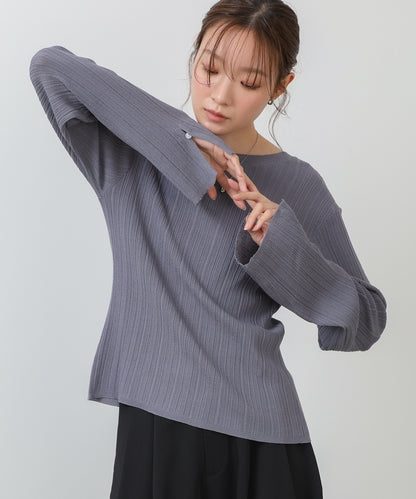 前後2WAYリボン付ニットカーディガン