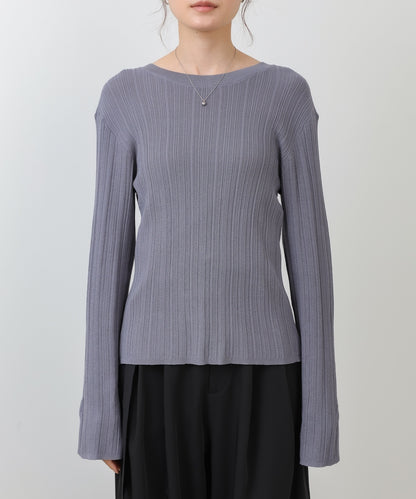 前後2WAYリボン付ニットカーディガン