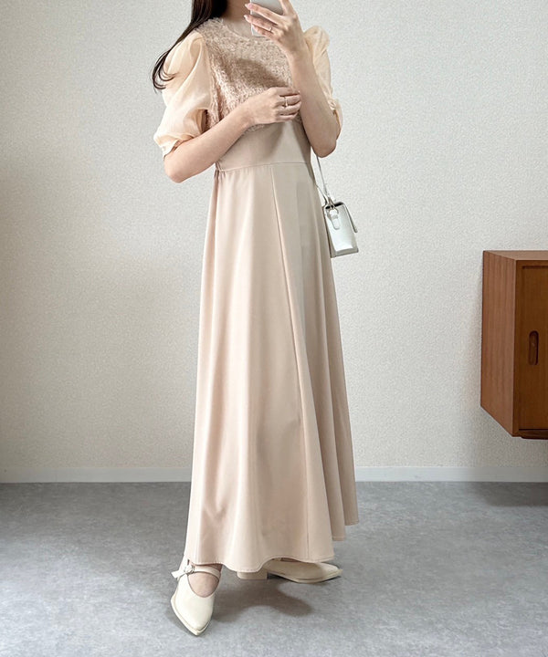 SHAGGY SWITCHING FLARE ONEPIECE