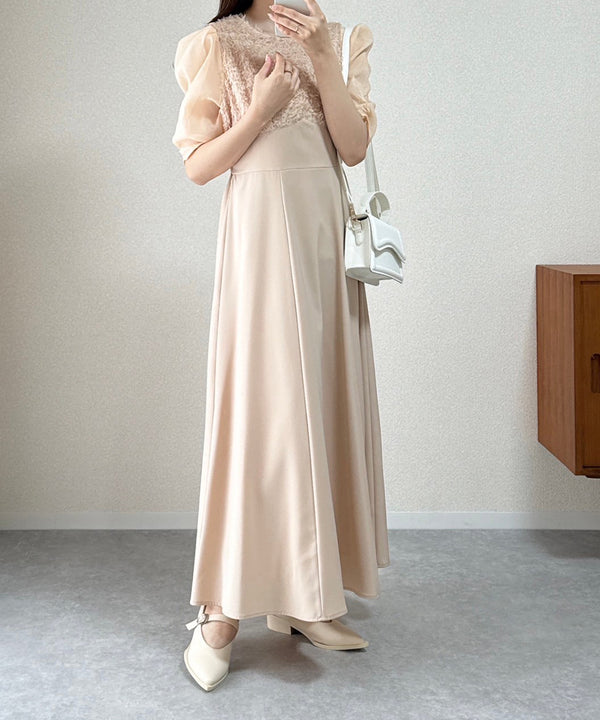 SHAGGY SWITCHING FLARE ONEPIECE