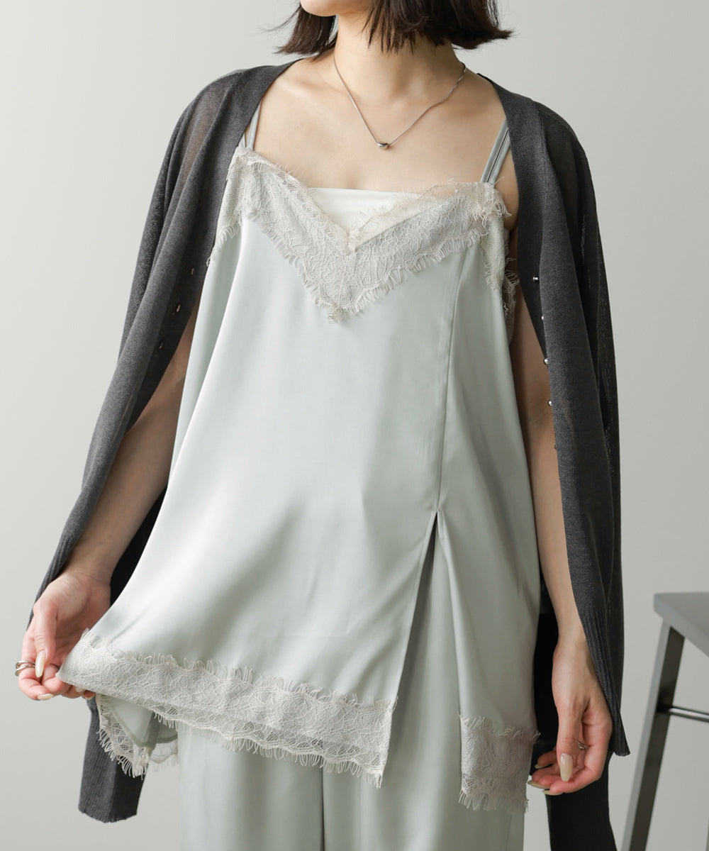 【セットアップ対応】レースキャミソール