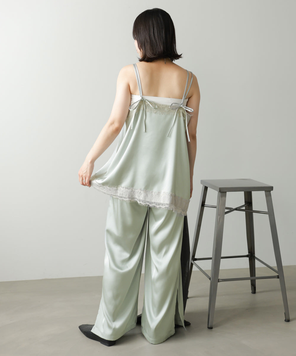 ◆発売前◆【セットアップ対応】レースキャミソール