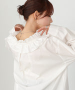 ギャザーフリルブラウス
