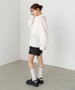 ギャザーフリルブラウス