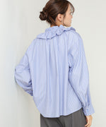 ギャザーフリルブラウス