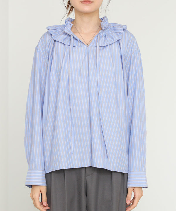 ギャザーフリルブラウス