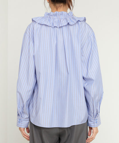 ギャザーフリルブラウス