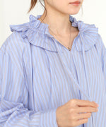 ギャザーフリルブラウス