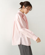 袖タックボウタイリボン付ブラウス