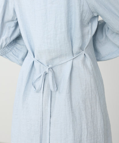 チェック前開きビスチェ風チュニック