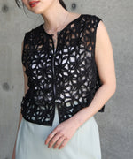 前後２ＷＡＹフラワーレースベスト