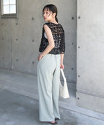 前後２ＷＡＹフラワーレースベスト