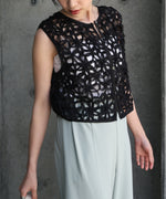 前後２ＷＡＹフラワーレースベスト