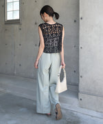 前後２ＷＡＹフラワーレースベスト