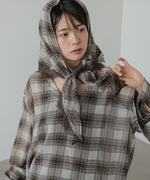 ◆発売前◆オンブレチェックシアーシャツ [8/25発売]