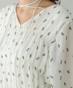 花柄プリントミニワンピース