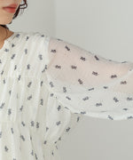 花柄プリントミニワンピース