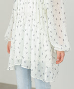 花柄プリントミニワンピース