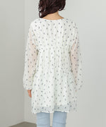 花柄プリントミニワンピース