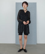 花柄プリントミニワンピース