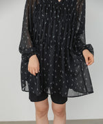 花柄プリントミニワンピース