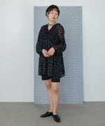 花柄プリントミニワンピース