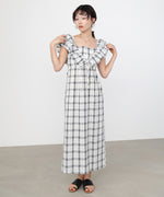 2WAYバルーンチェックワンピース