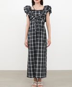 2WAYバルーンチェックワンピース