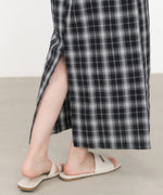 2WAYバルーンチェックワンピース