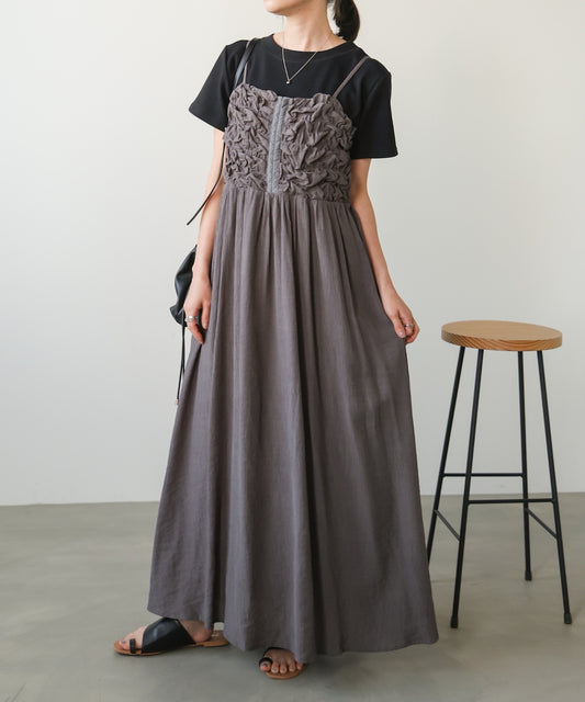 くしゅくしゅキャミワンピース