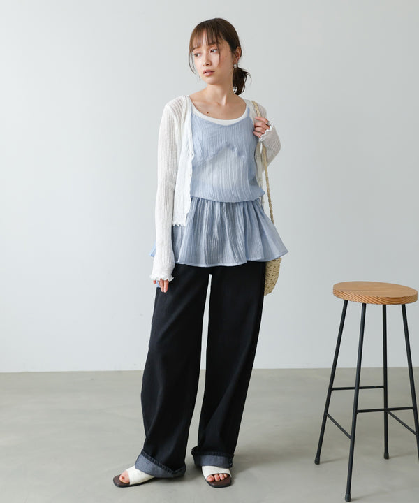 サイドリボンミニワンピース