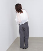 スタンド襟シアーブルゾン