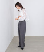 スタンド襟シアーブルゾン