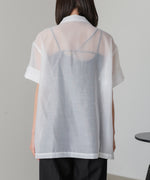 シアー半袖テーラードジャケット