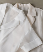 シアー半袖テーラードジャケット