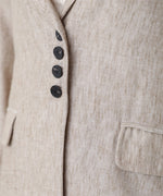 リネンライクジャケット（ベルト付き）