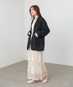 リネンライクジャケット（ベルト付き）