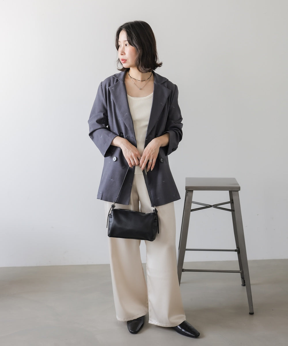 ◆発売前◆【セットアップ対応】刺繍シャツジャケット
