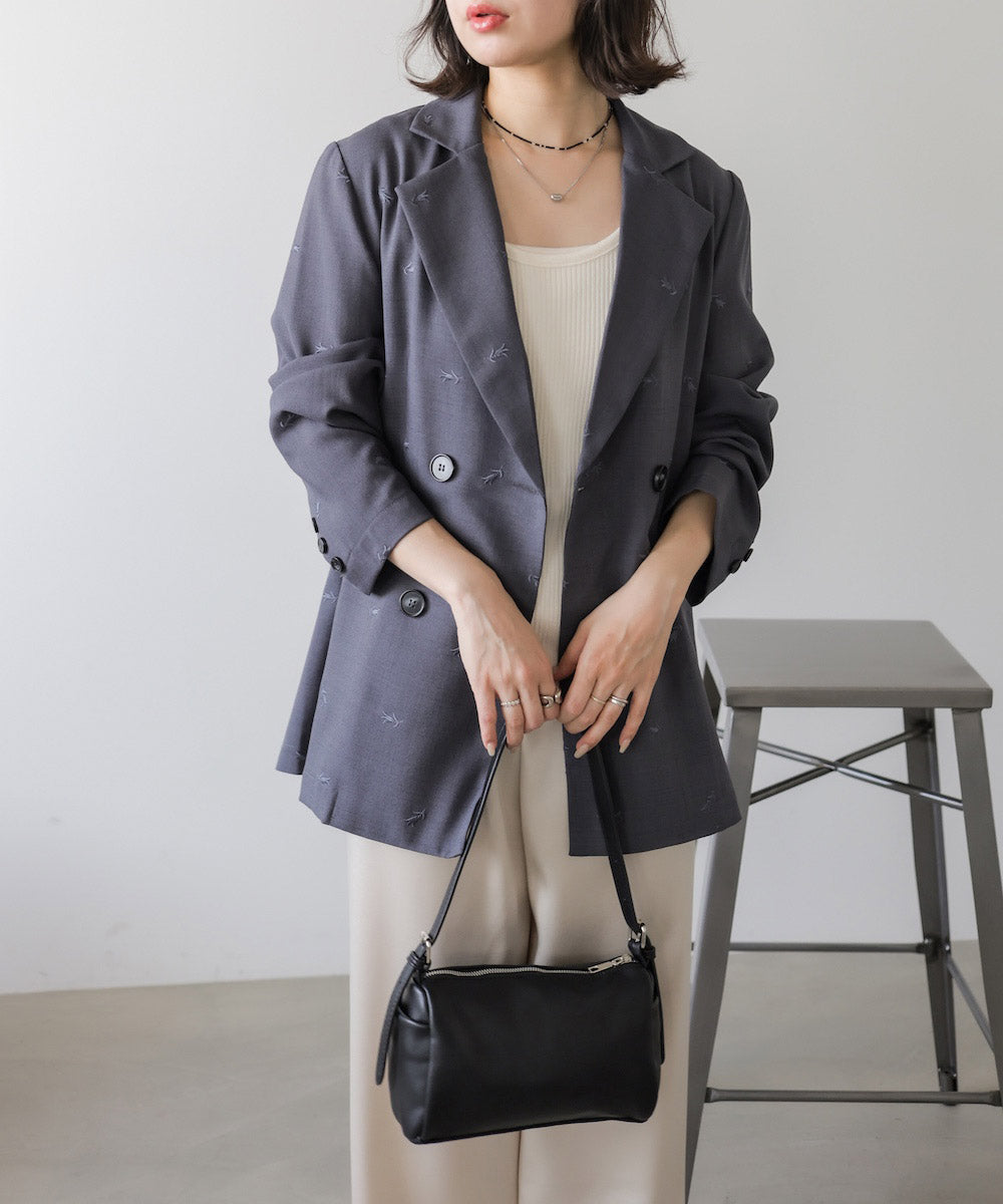 ◆発売前◆【セットアップ対応】刺繍シャツジャケット