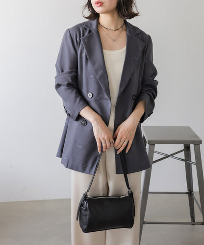 ◆発売前◆【セットアップ対応】刺繍シャツジャケット