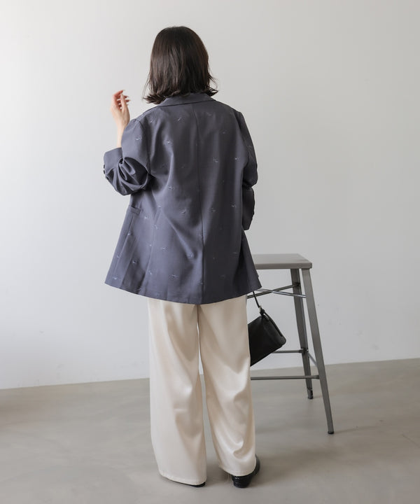 ◆発売前◆【セットアップ対応】刺繍シャツジャケット