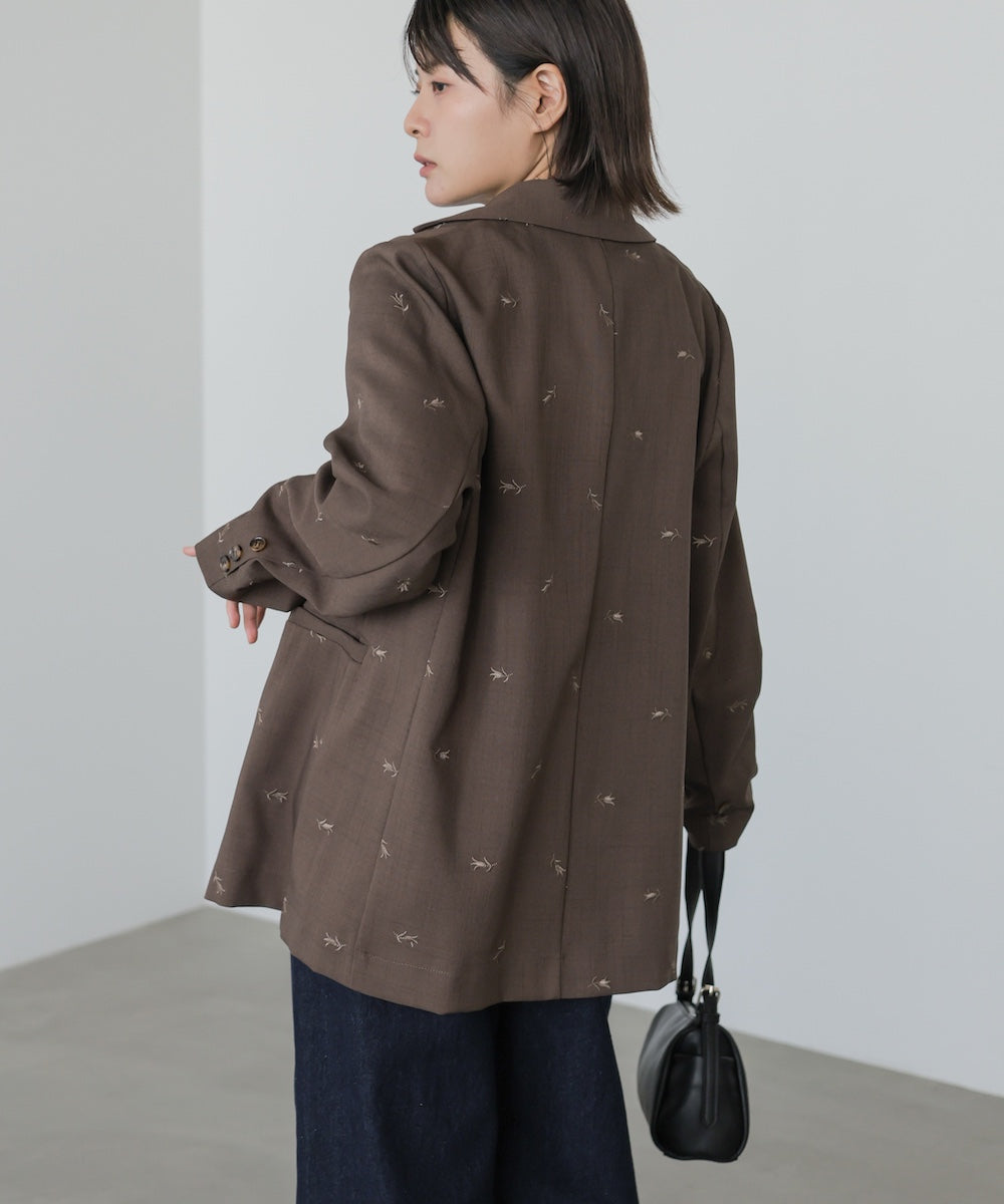 ◆発売前◆【セットアップ対応】刺繍シャツジャケット