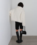 プードルファースタンドカラーブルゾン