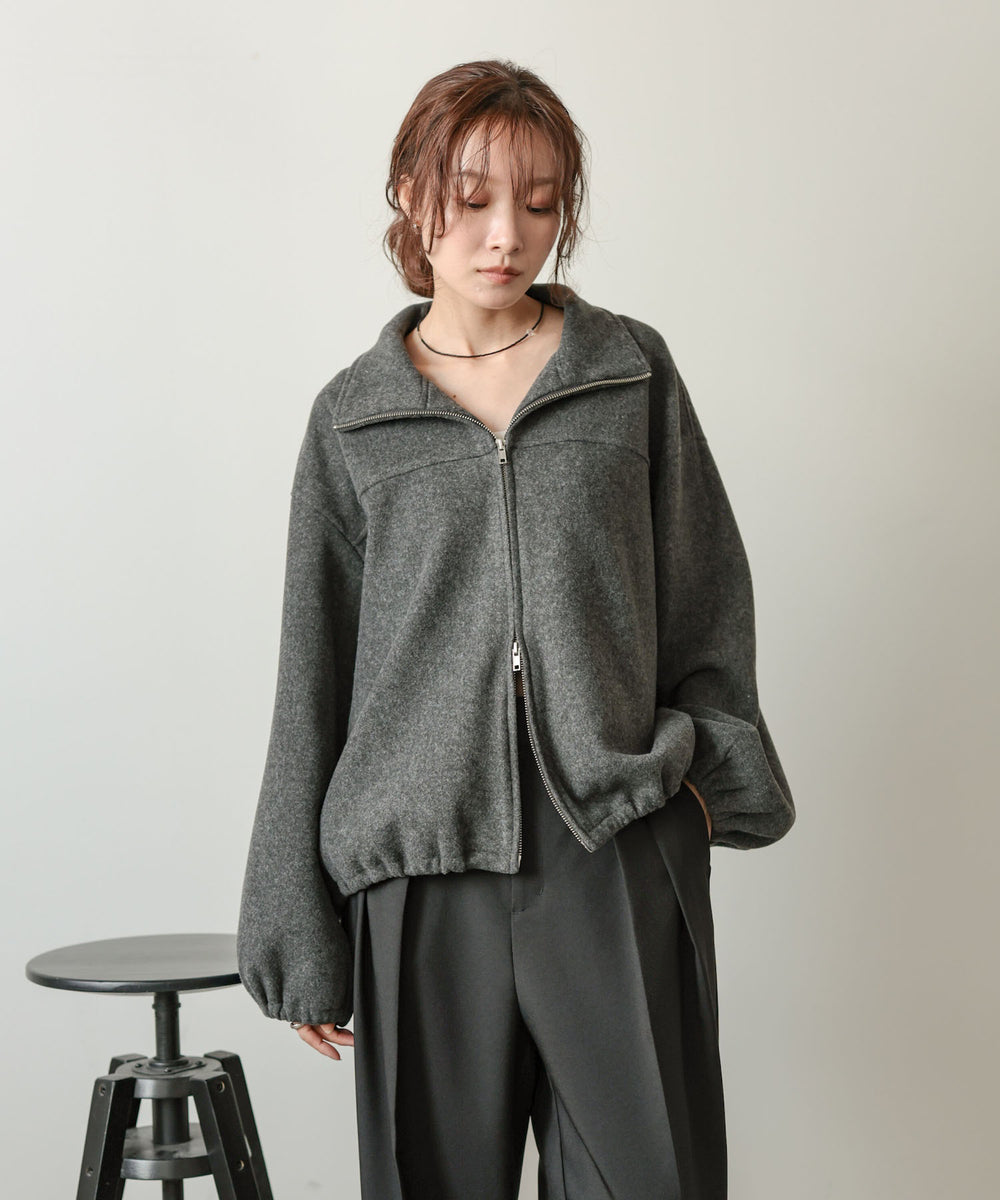 Ｗジップフリースブルゾン