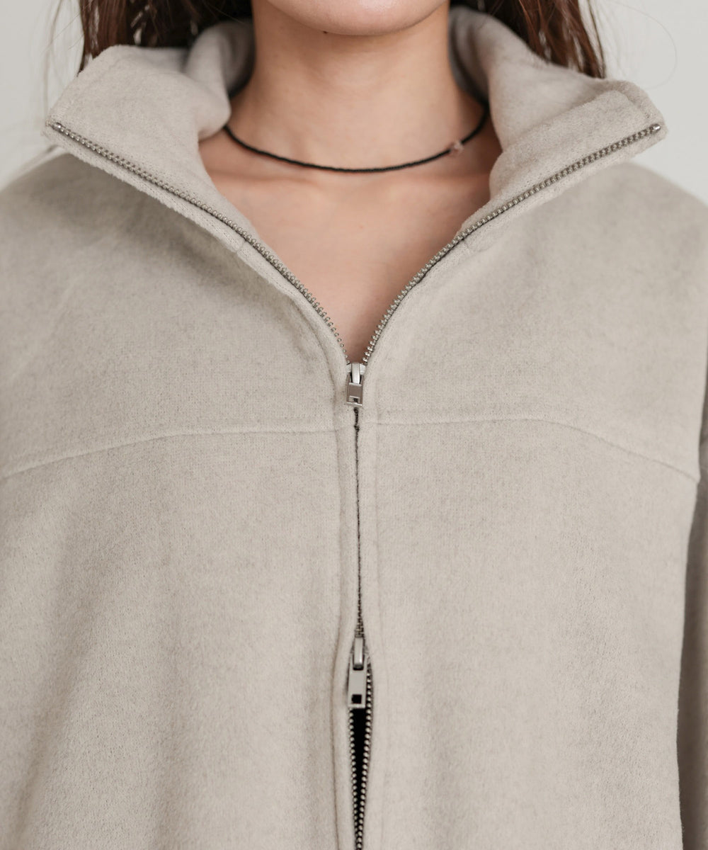 Ｗジップフリースブルゾン