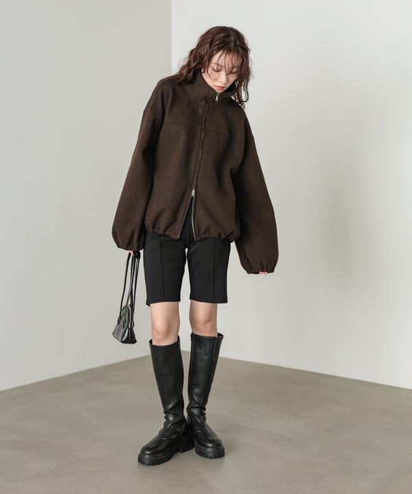 Ｗジップフリースブルゾン