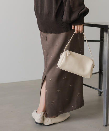 ◆発売前◆【セットアップ対応】刺繍バックリボンキャミワンピース