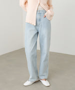 ウェーブラインデニムパンツ