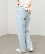 ウェーブラインデニムパンツ